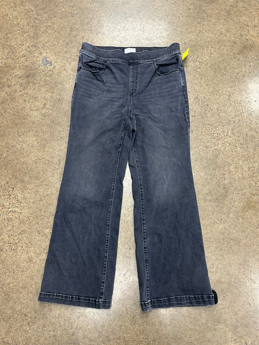 Jeans Boot Cut By Lane Bryant In Grey Denim, Size:16