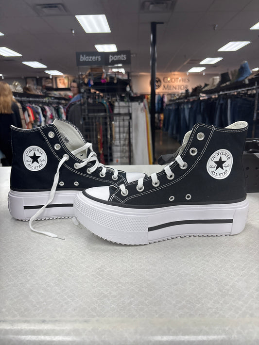 Shoes Sneakers Platform By Converse In Black, Size:8.5