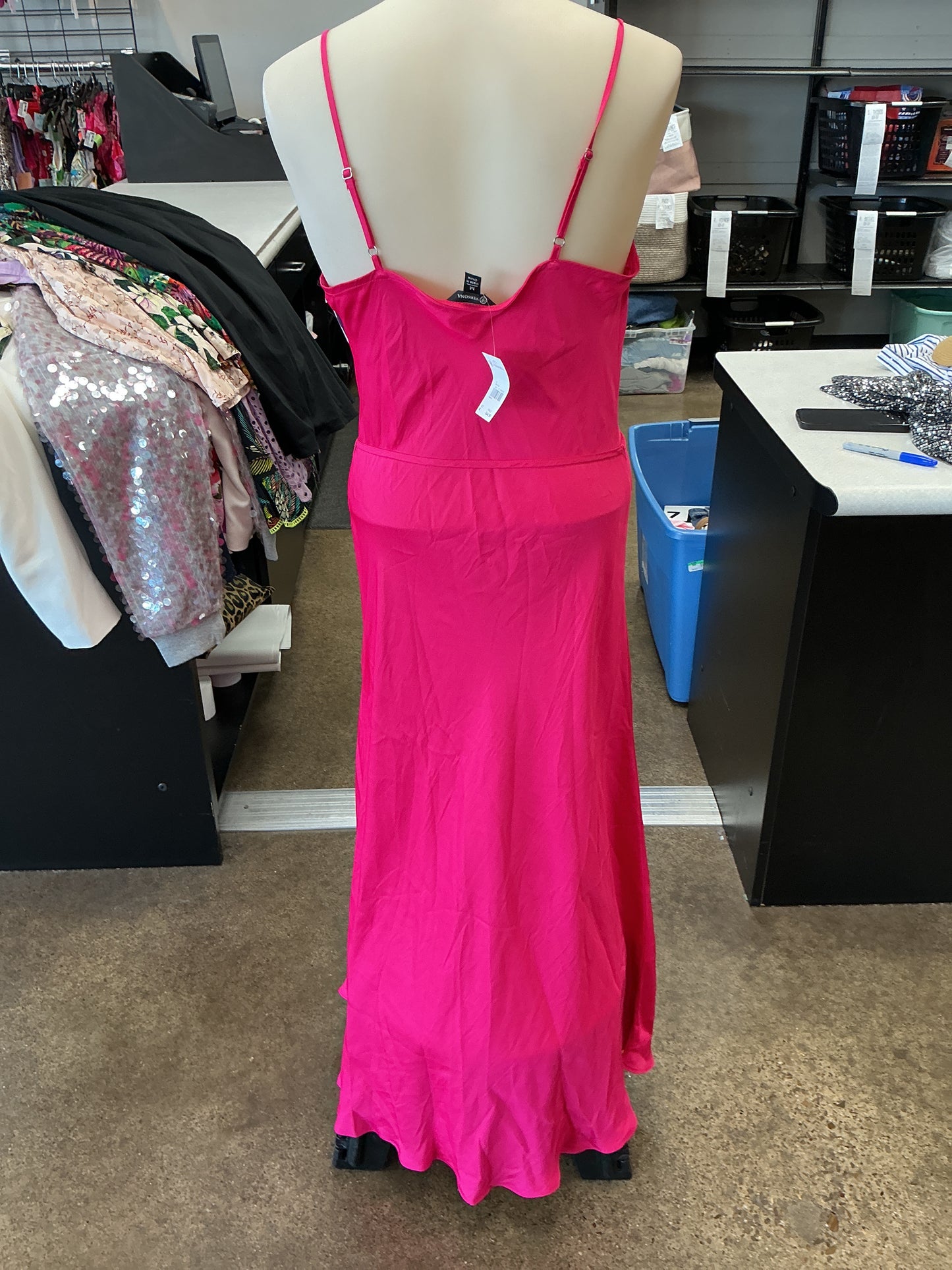 Dress Party Long By Versona In Pink, Size:M