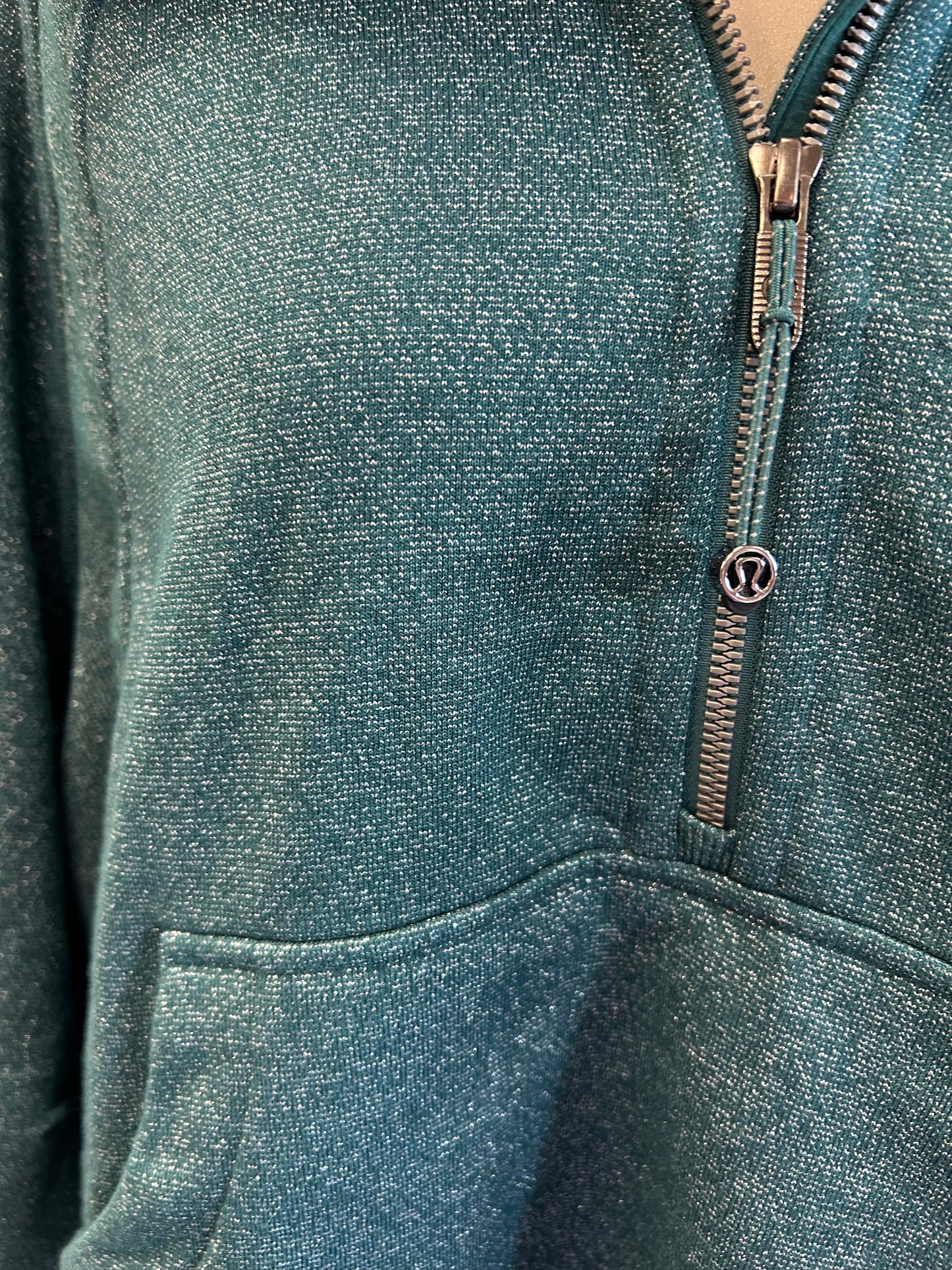 Athletic Jacket By Lululemon In Green, Size:Xl