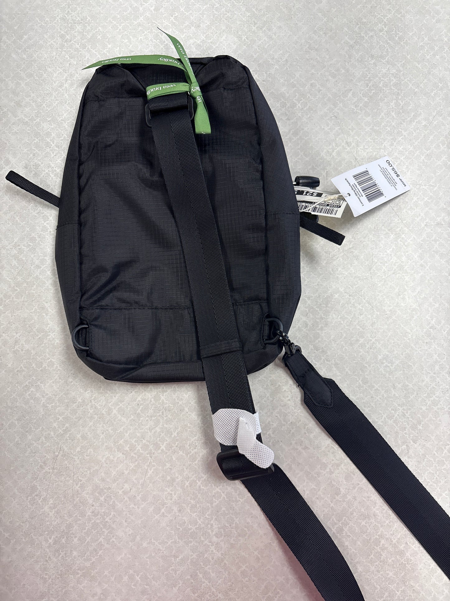 Backpack By Vera Bradley In Black, Size:Medium