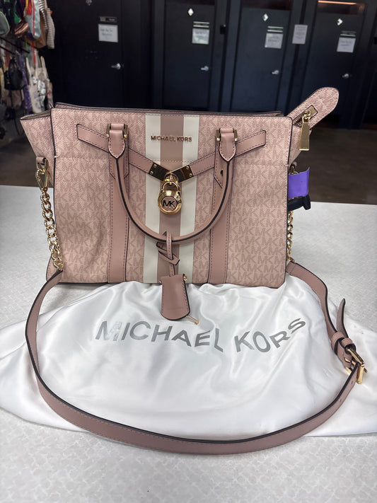 Handbag Designer By Michael Kors In Pink, Size:Large