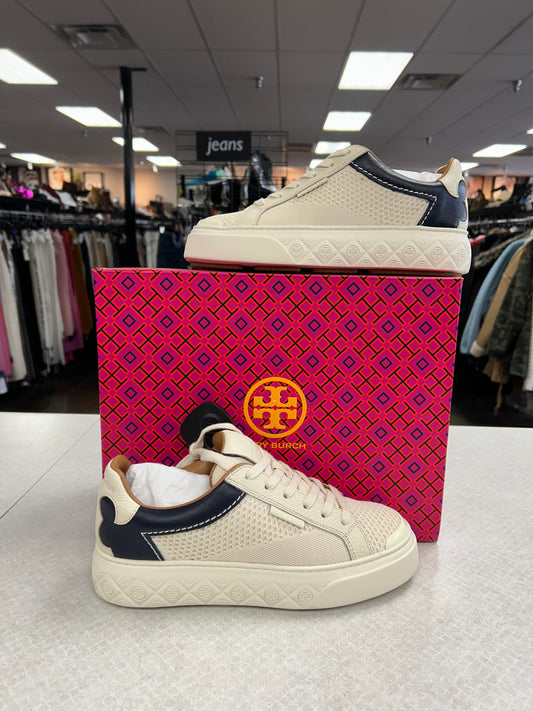 Shoes Designer By Tory Burch In Cream, Size:8