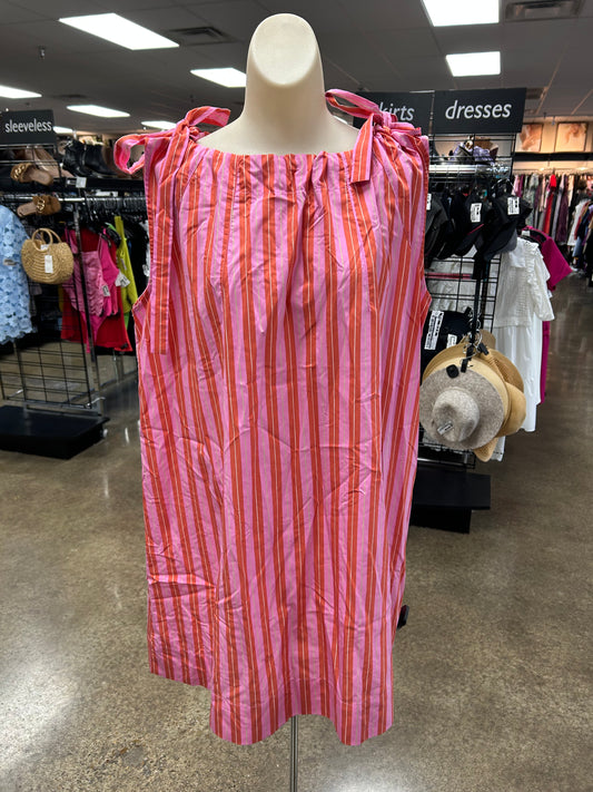Dress Casual Short By Frnch In Pink & Red, Size:S