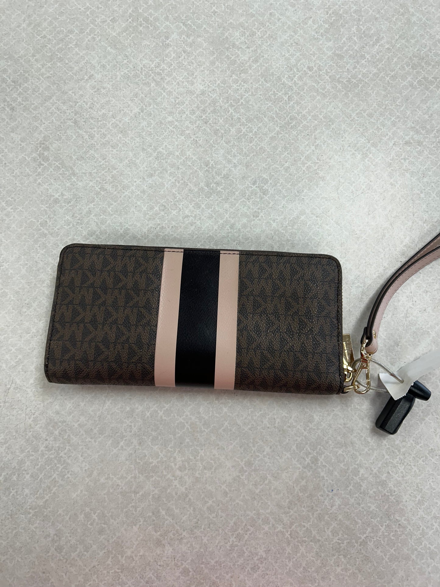 Wallet Designer By Michael Kors In Brown & Pink, Size:Medium