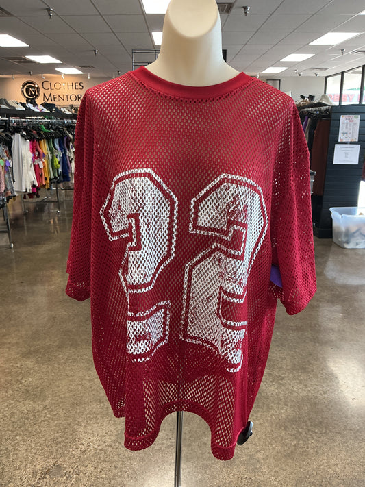 Top Ss By H&M In Red, Size:L