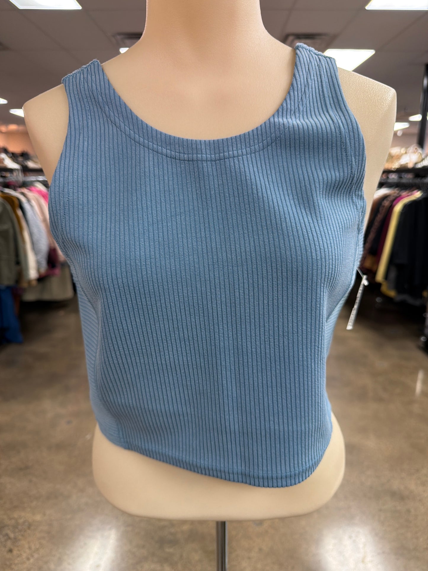 Athletic Tank Top By Lululemon In Blue, Size:8