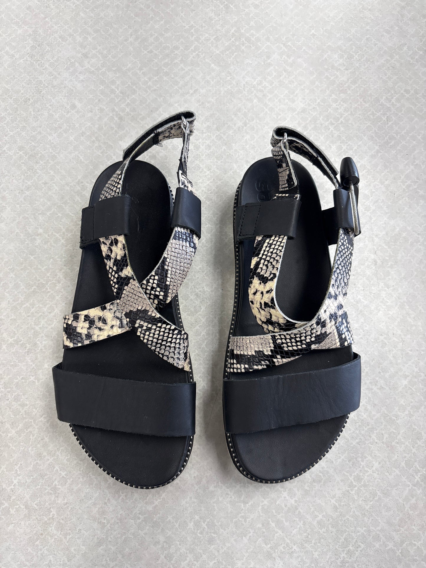 Sandals Flats By Sorel In Black, Size:6