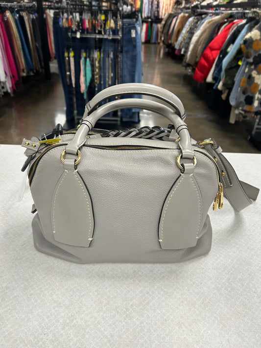 Handbag Luxury Designer By Chloe In Grey, Size:Medium