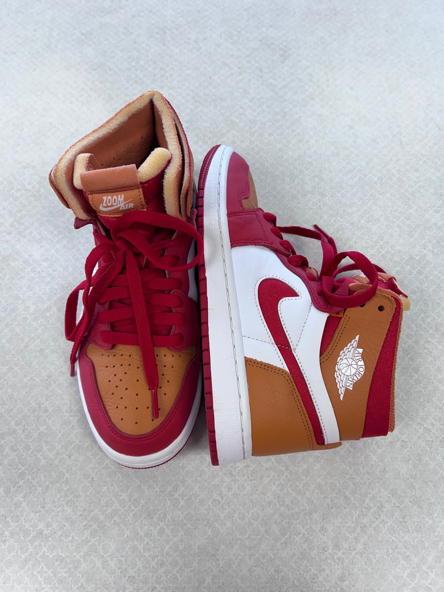 Shoes Athletic By Nike In Orange & Red, Size:7