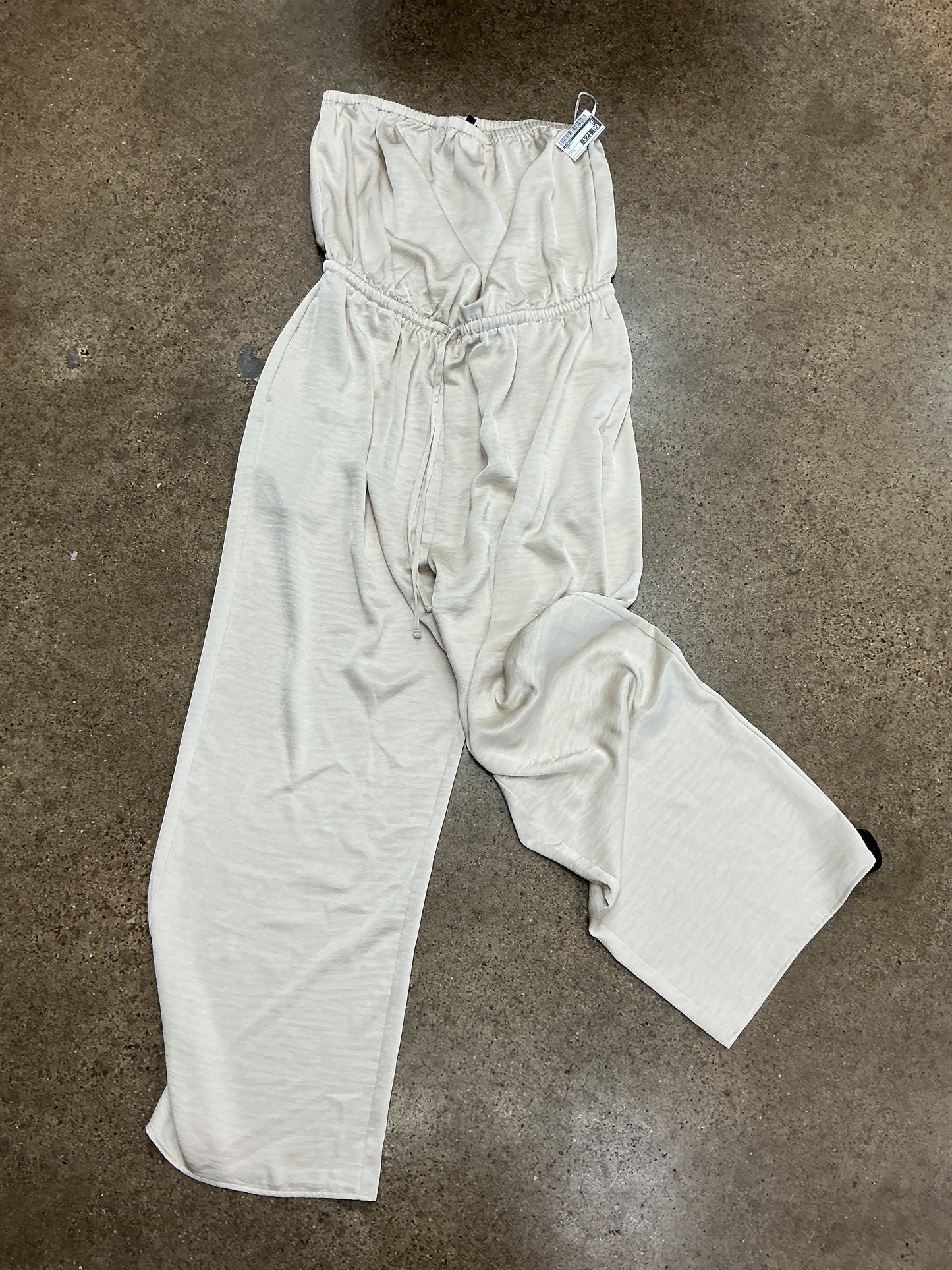 Jumpsuit By Express In Tan, Size:L