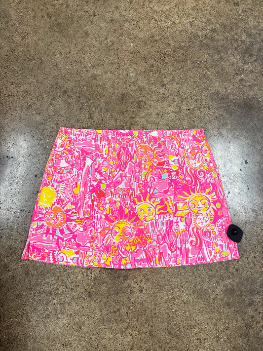 Skort Designer By Lilly Pulitzer In Pink, Size:8
