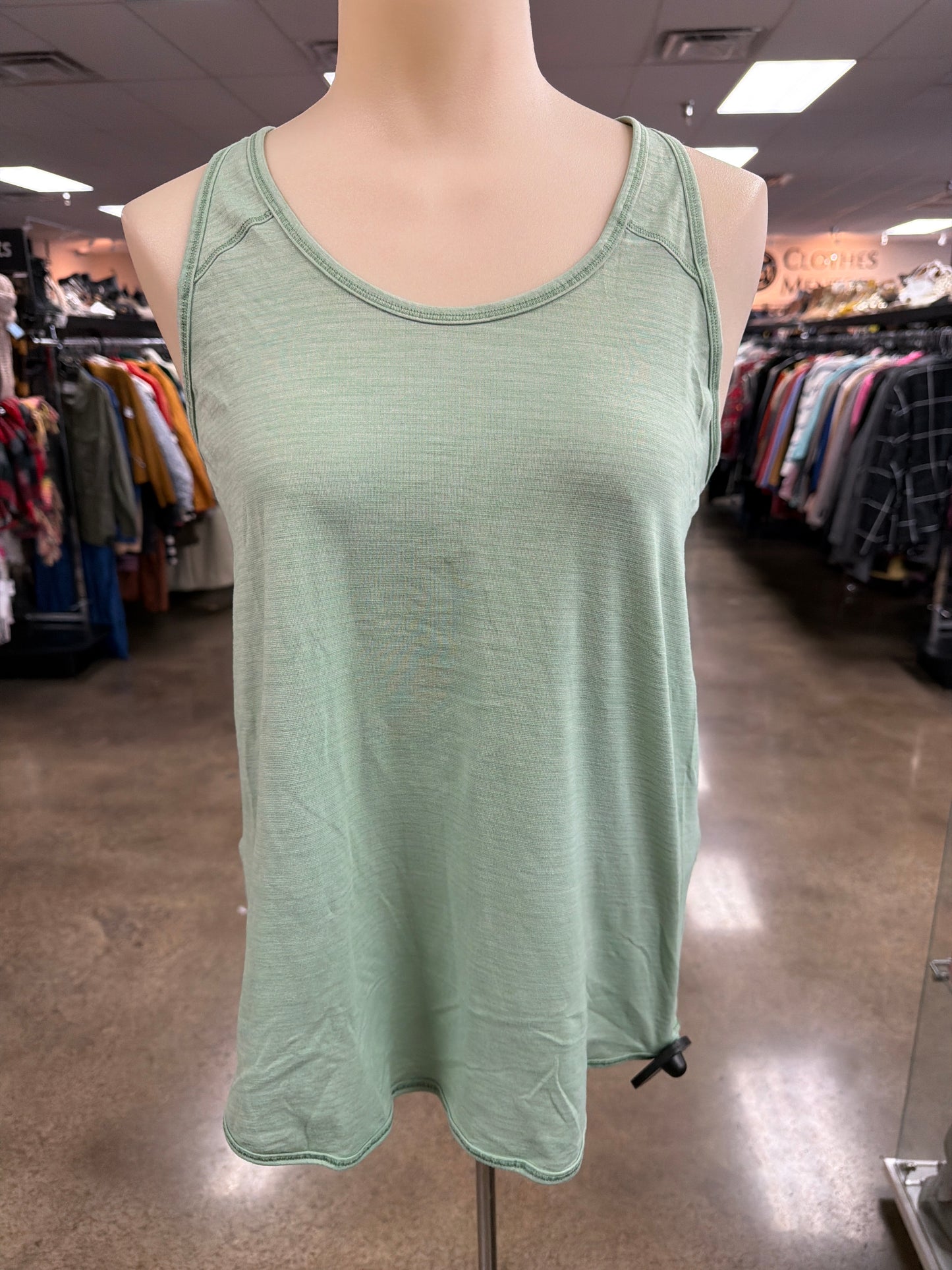 Athletic Tank Top By Lululemon In Green, Size:S