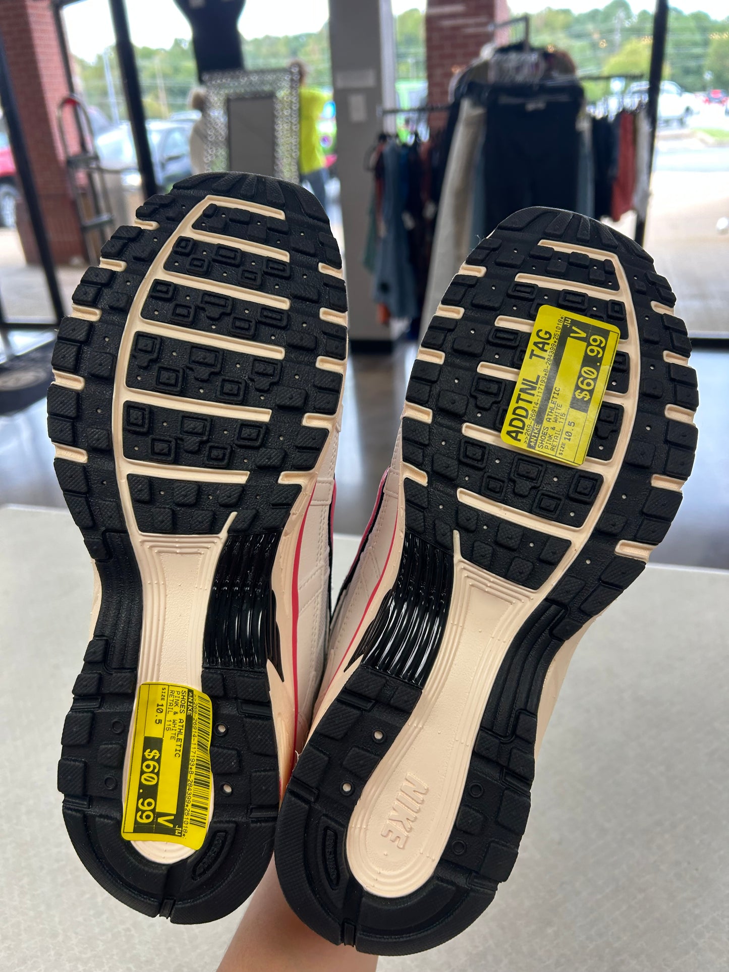 Shoes Athletic By Nike In Pink & White, Size:10.5