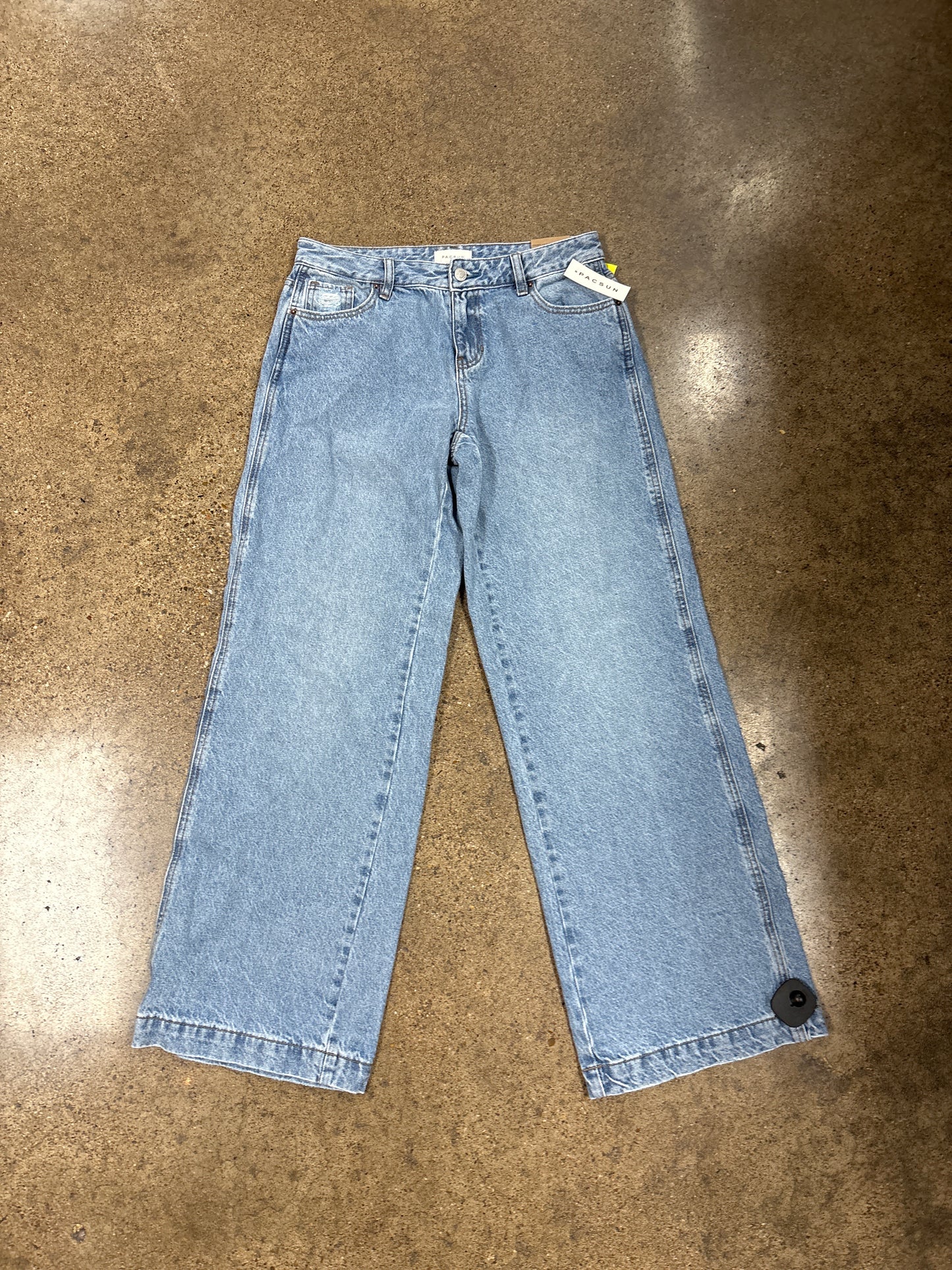 Jeans Straight By Pacsun In Blue Denim, Size:6