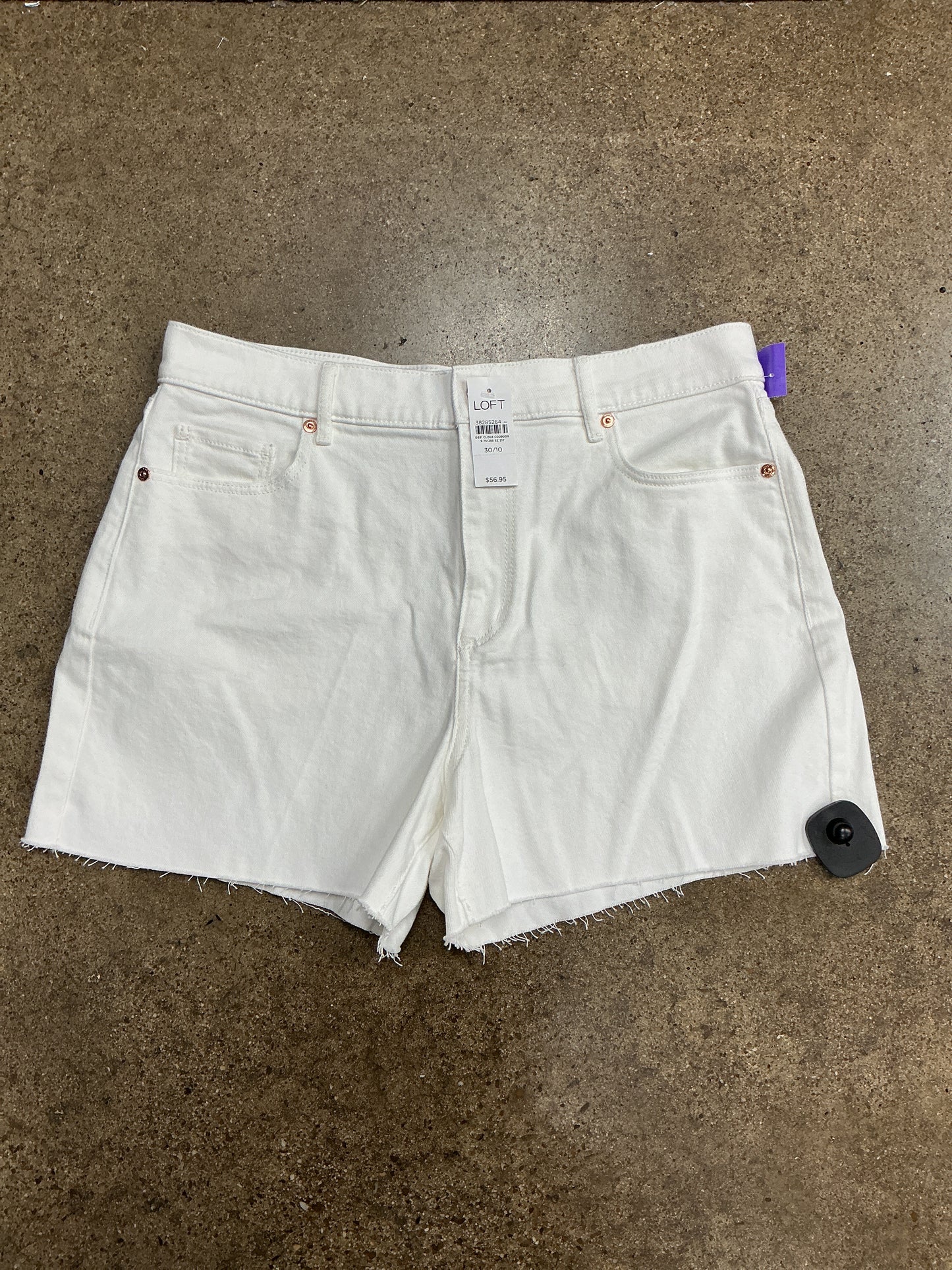 Shorts By Loft In White, Size:10