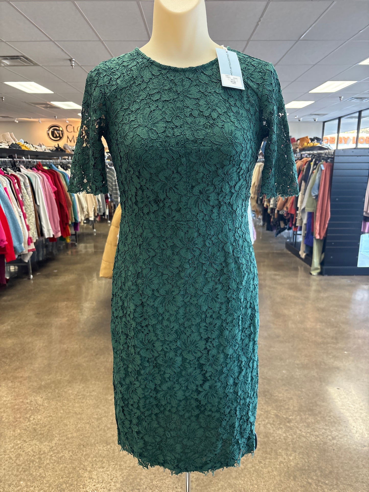 Dress Casual Short By Clothes Mentor In Green, Size:Xs