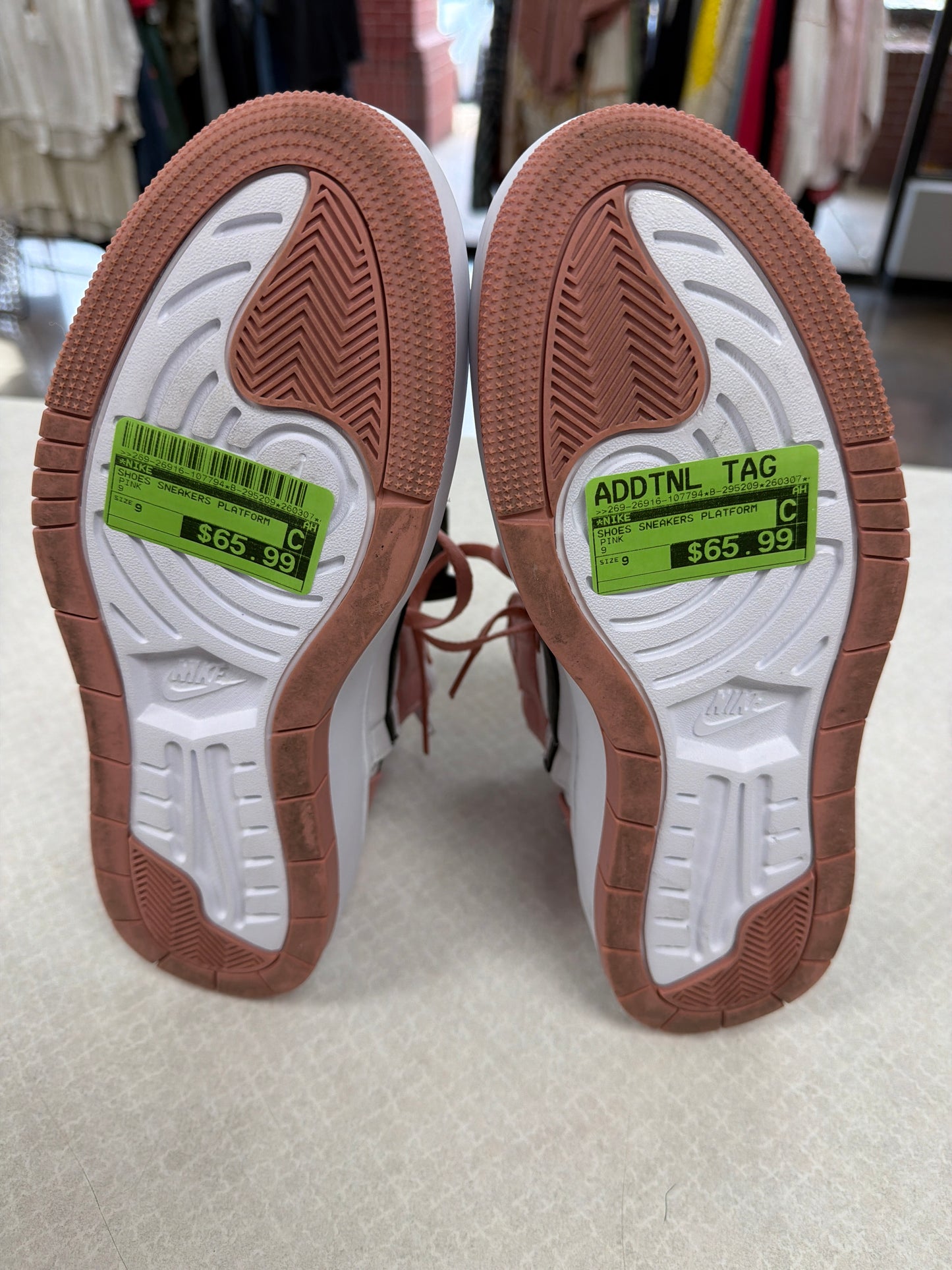 Shoes Sneakers Platform By Nike In Pink, Size:9