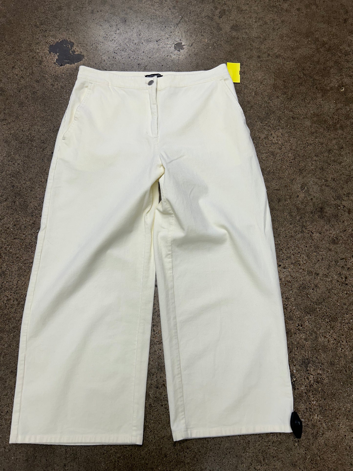 Pants Corduroy By Eileen Fisher In Cream, Size:Mp