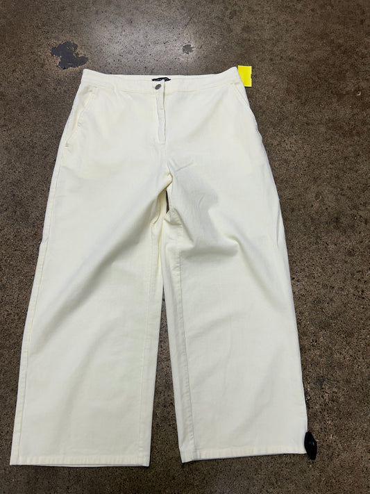 Pants Corduroy By Eileen Fisher In Cream, Size:Mp