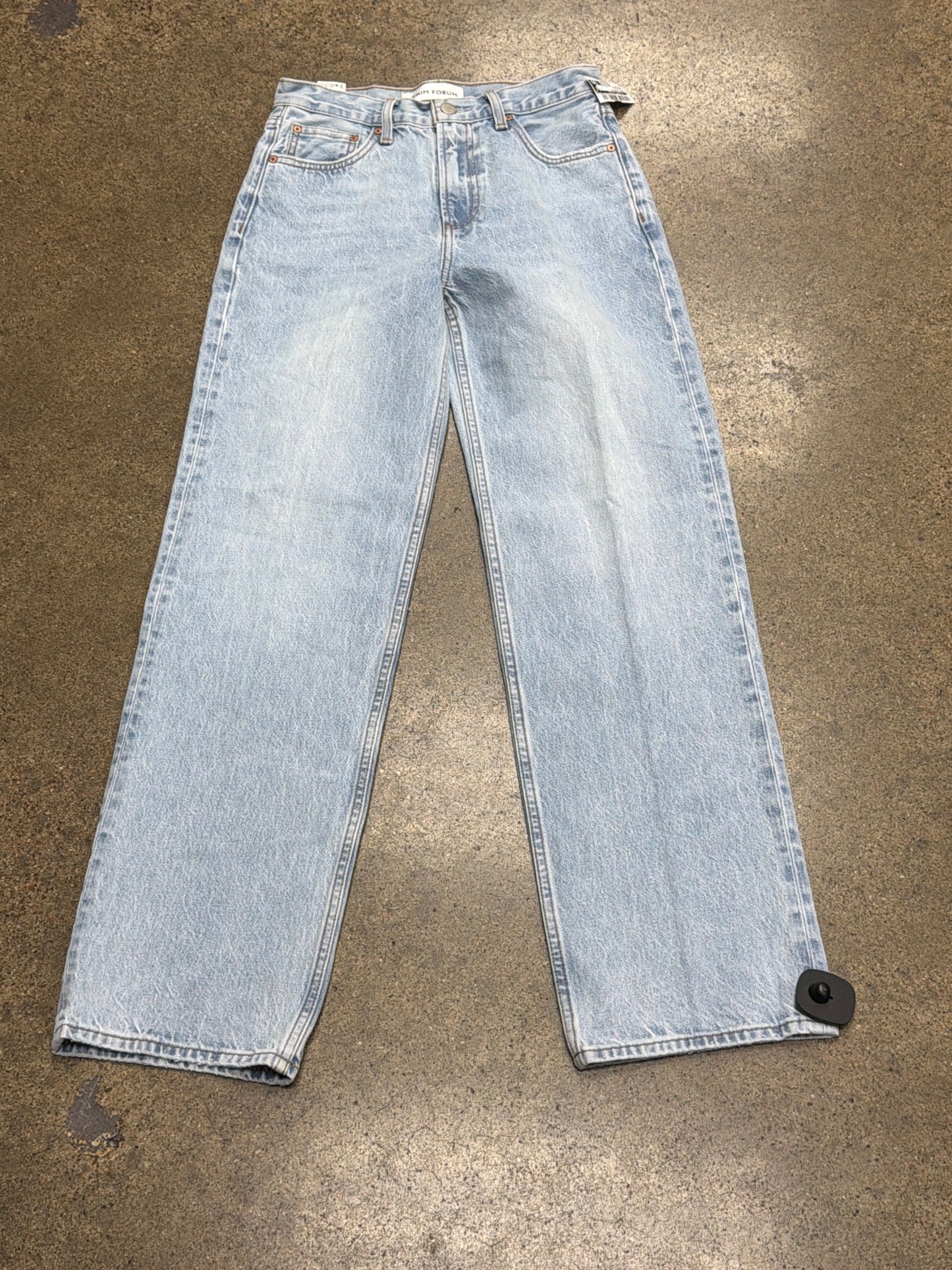 Jeans Straight By Clothes Mentor In Blue Denim, Size:0