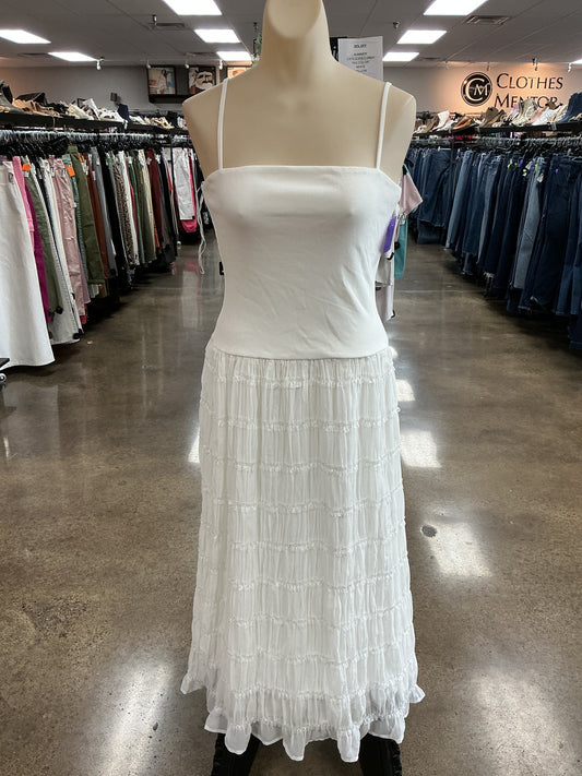 Dress Casual Maxi By Lush In White, Size:L