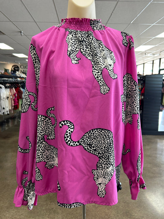 Top Ls By Shein In Pink, Size:Xl