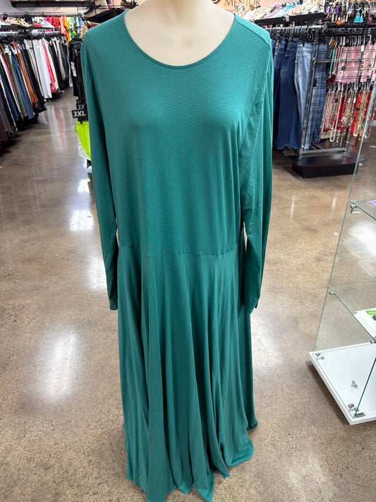Dress Casual Maxi By Peruvian Connection In Green, Size:Xxl
