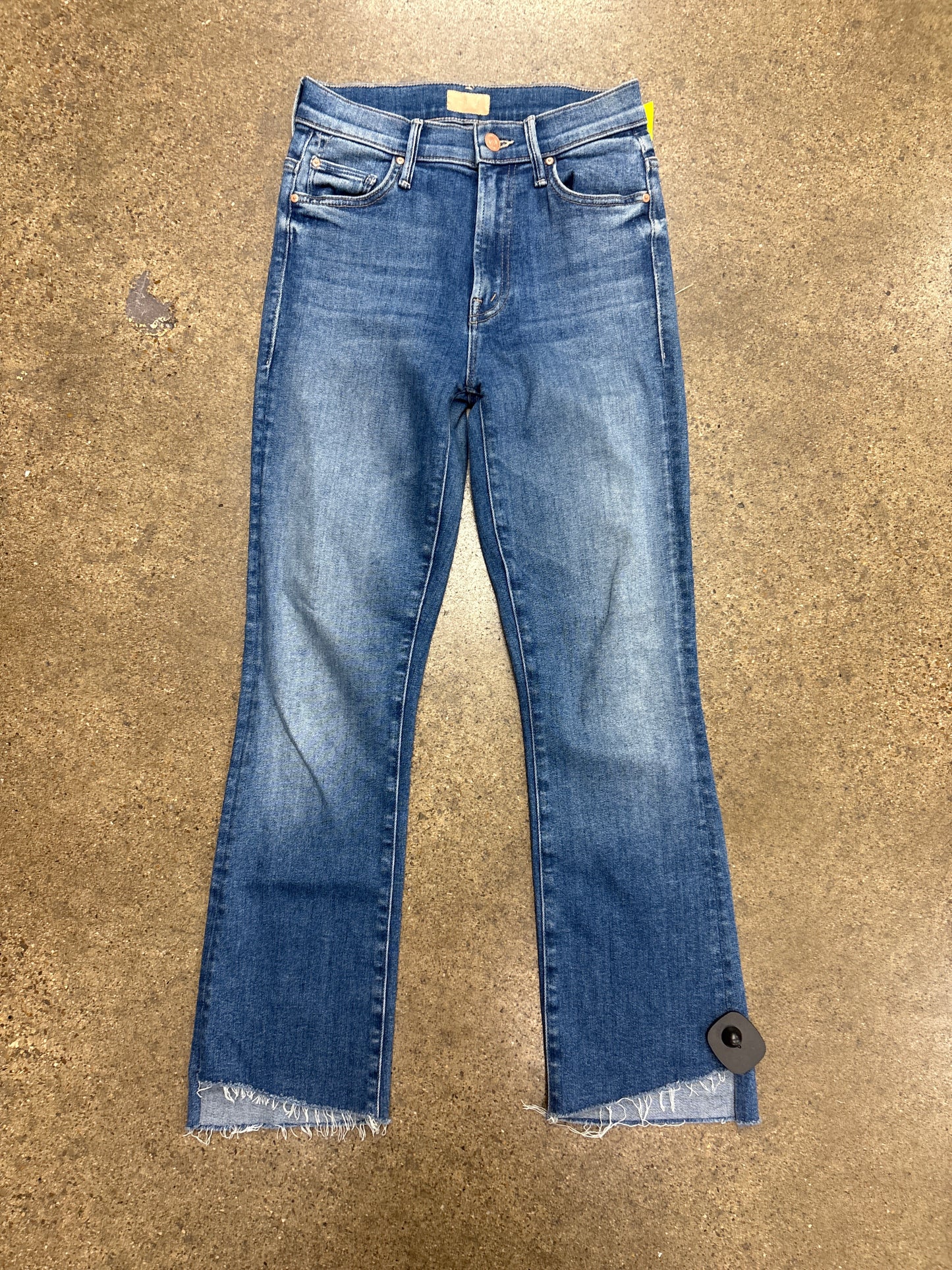 Jeans Boot Cut By Mother In Blue Denim, Size:2