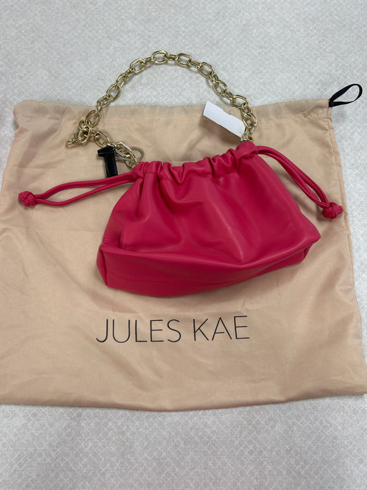 Handbag By Jules Kae In Pink, Size:Small