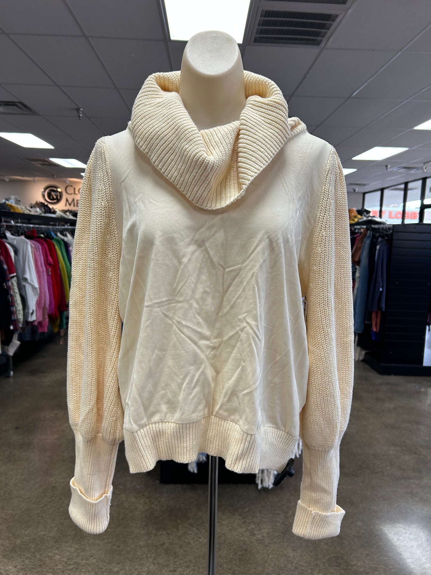 Sweater By Dolan Left Coast In Cream, Size:M