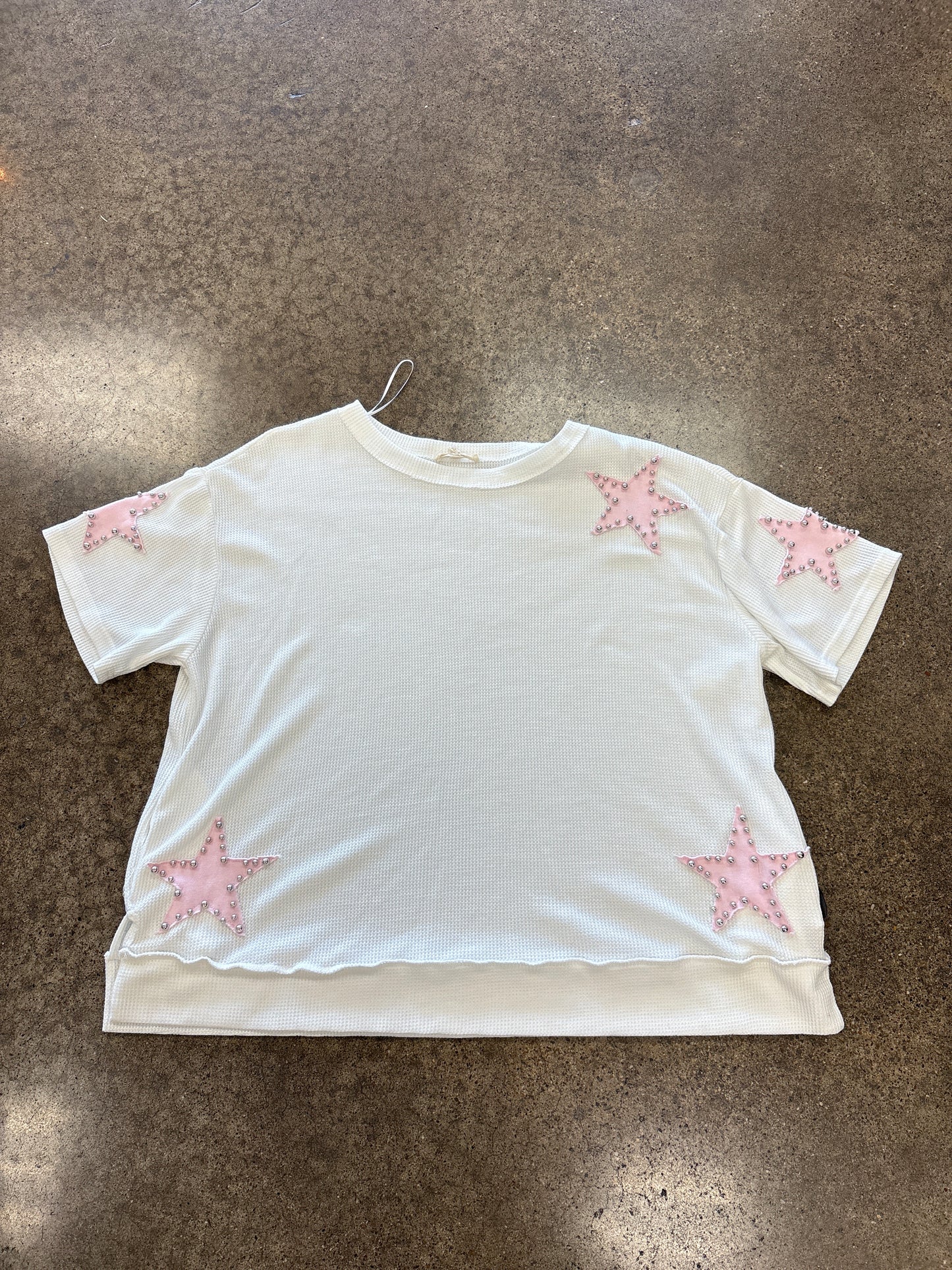 Top Ss By Clothes Mentor In White, Size:M