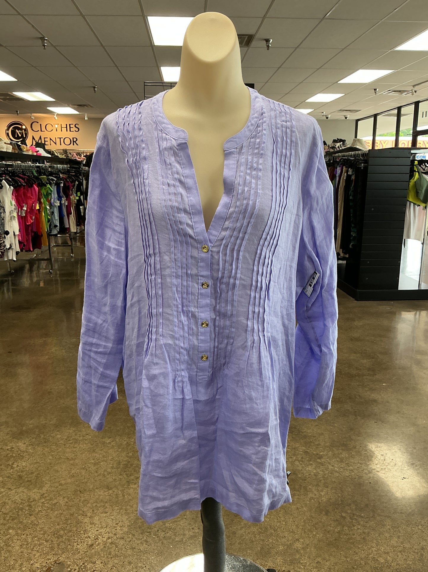 Top Ls Designer By Lilly Pulitzer In Purple, Size:L