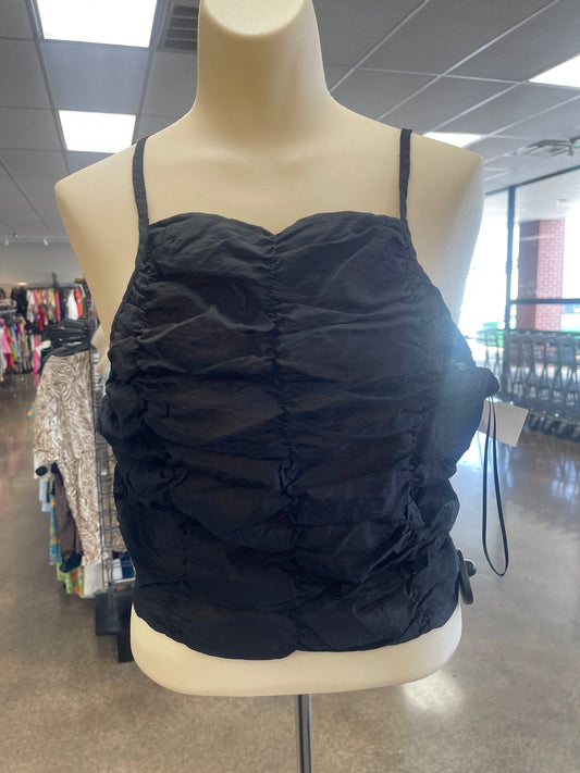 Top Sleeveless By Clothes Mentor In Black, Size:L