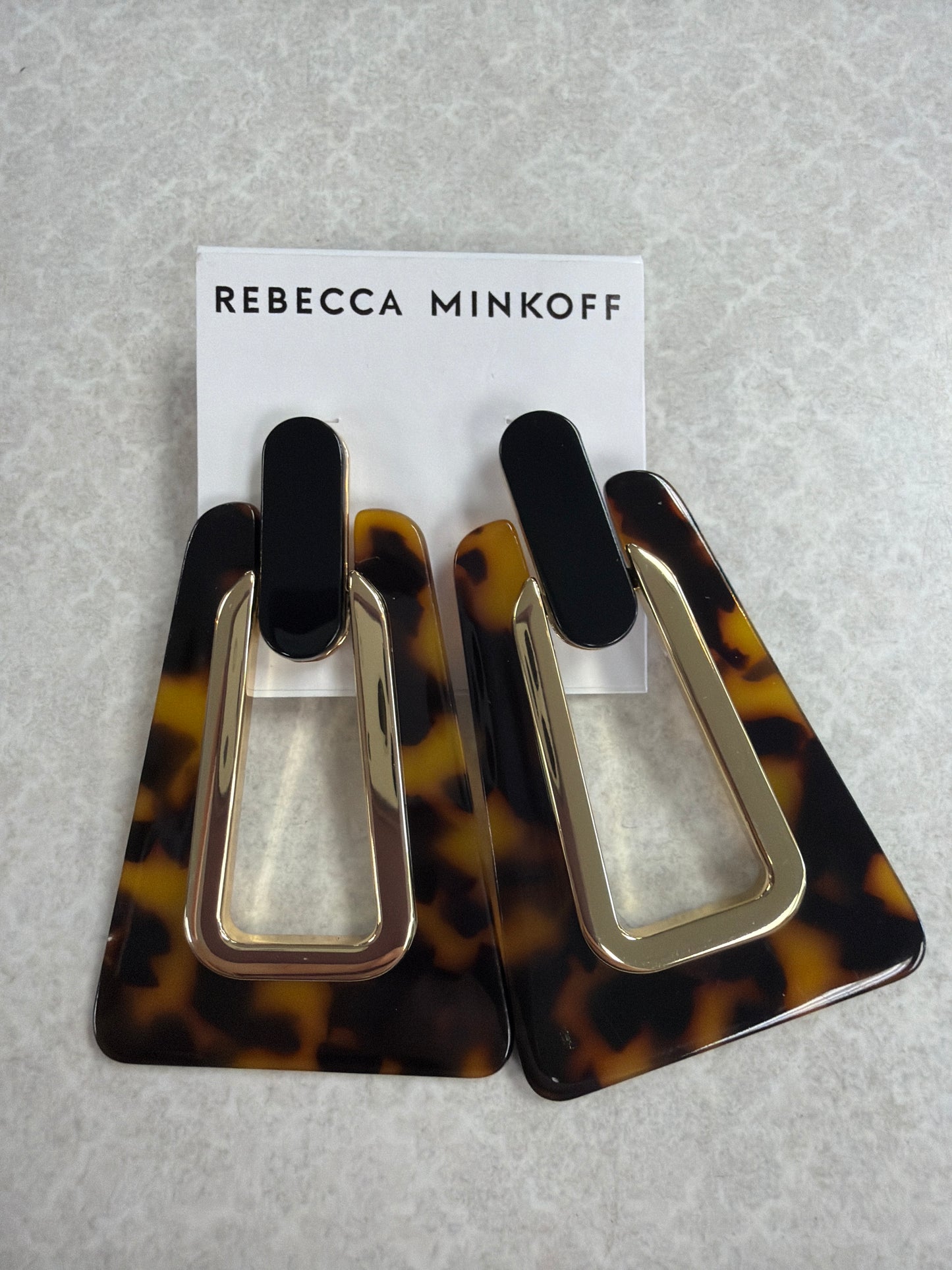 Earrings Designer By Rebecca Minkoff In Brown