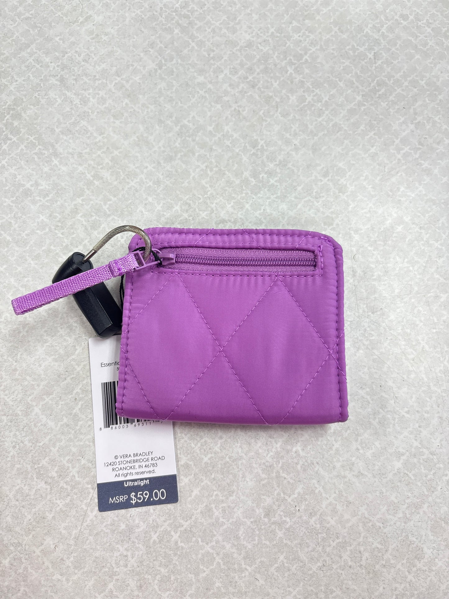 Wallet By Vera Bradley In Purple, Size:Small