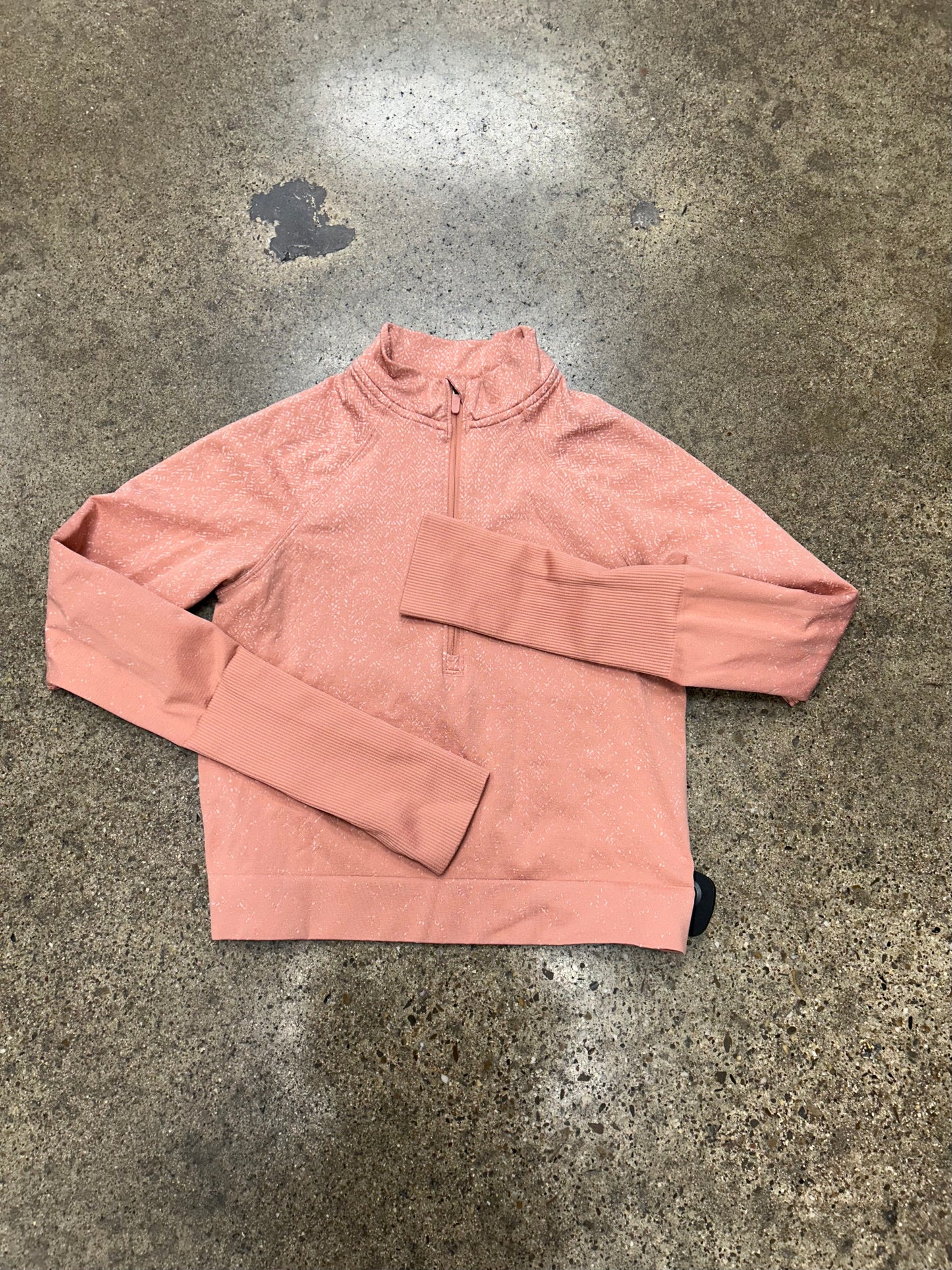 Athletic Top Ls Crewneck By Lululemon In Orange, Size:6