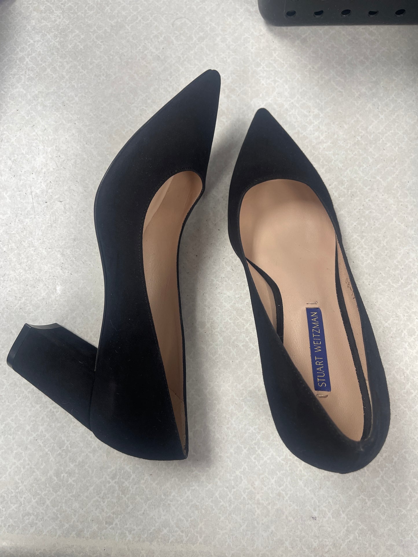 Shoes Designer By Stuart Weitzman In Black, Size:7.5