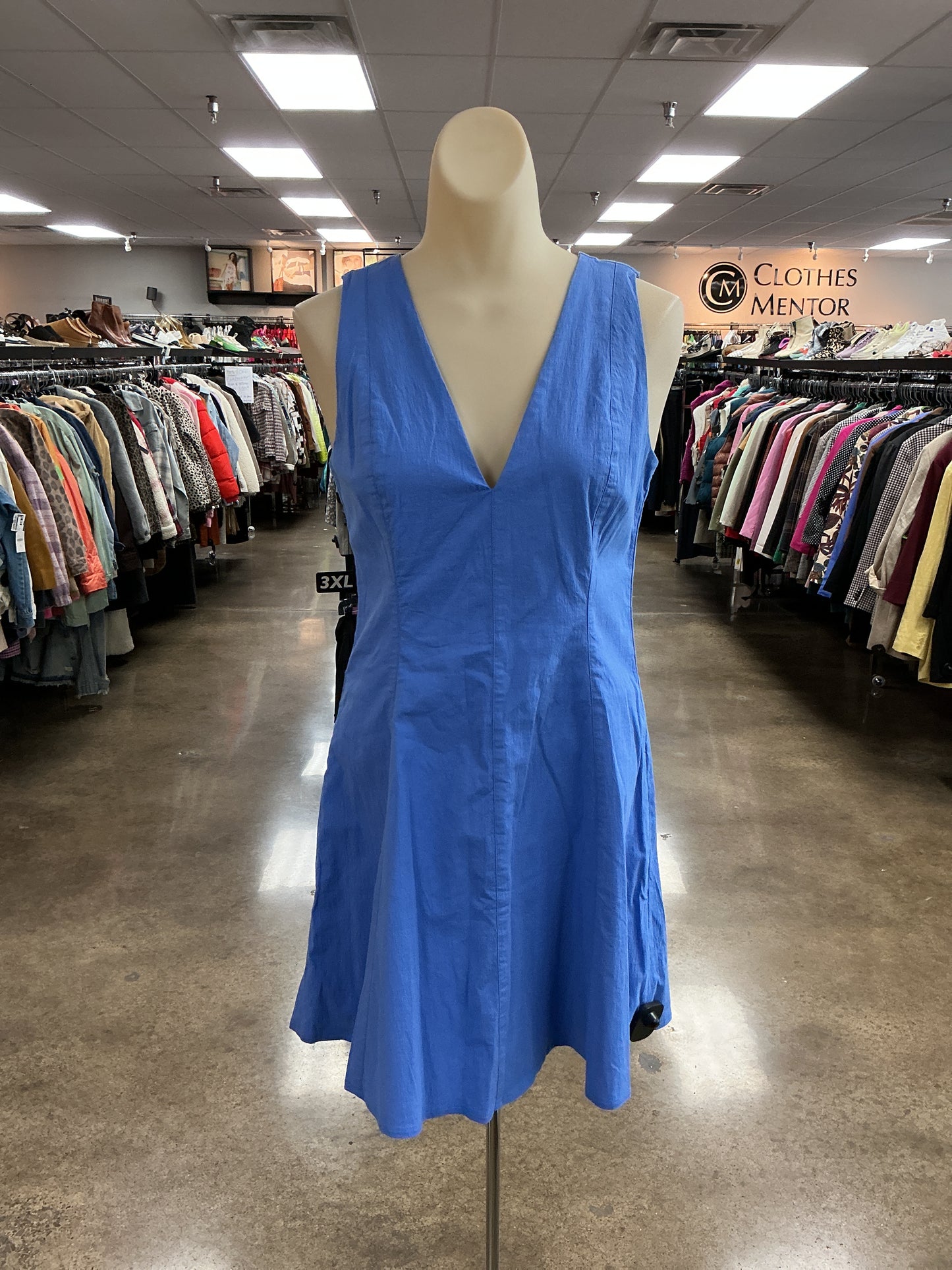 Dress Casual Short By Abercrombie And Fitch In Blue, Size:M