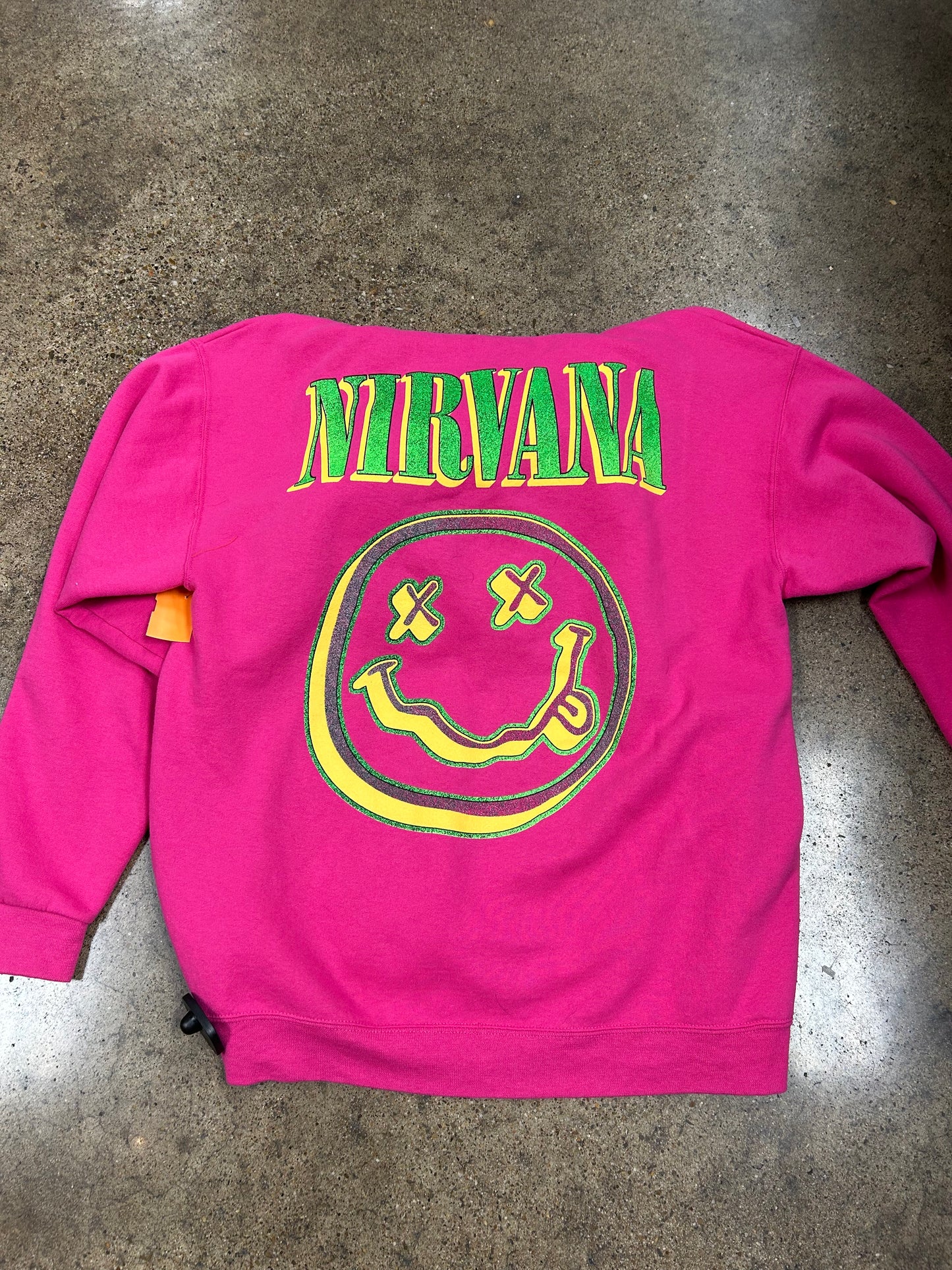 Sweatshirt Hoodie By Clothes Mentor In Pink, Size:S