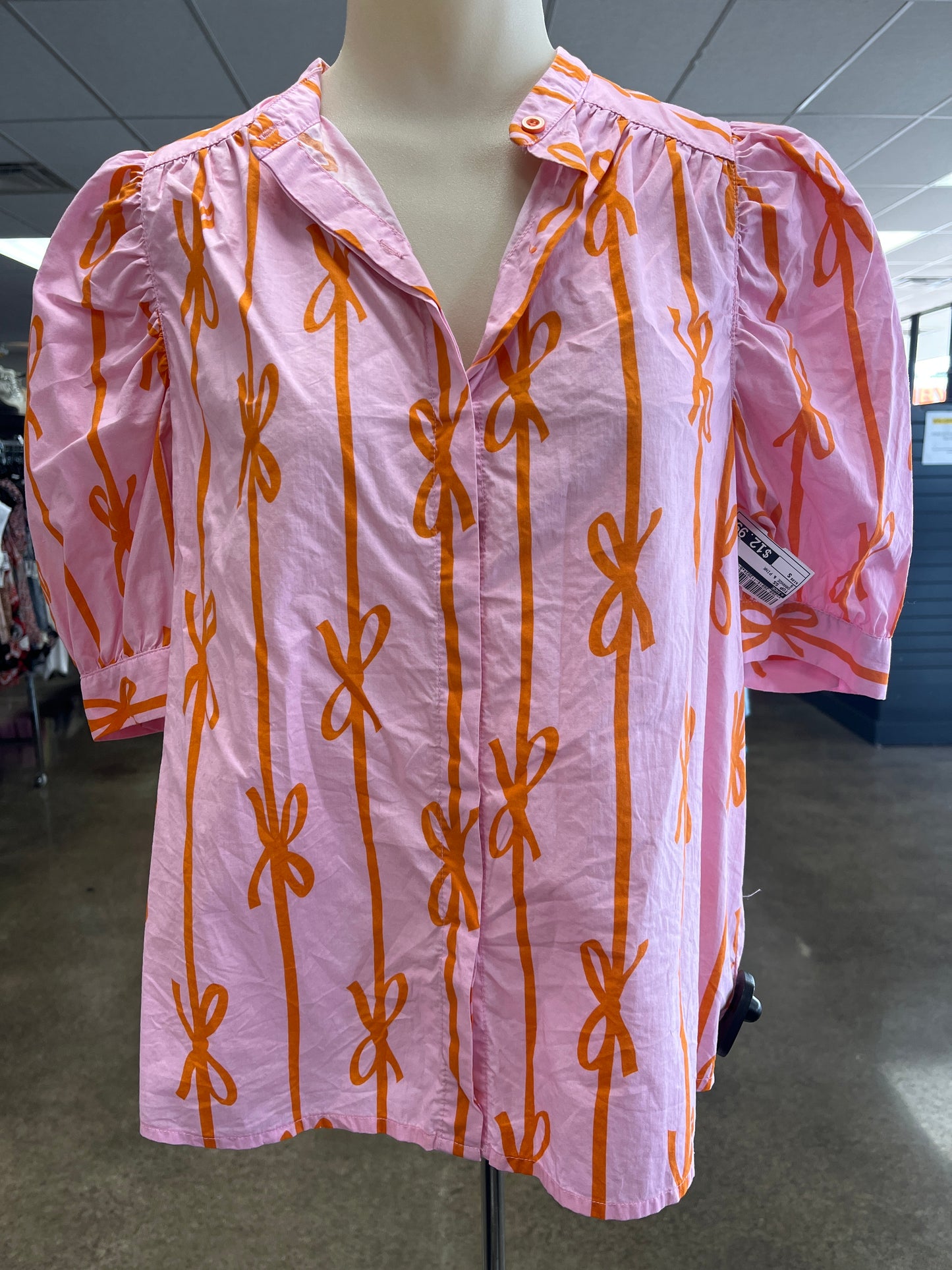 Top Ss By Jade In Orange & Pink, Size:S