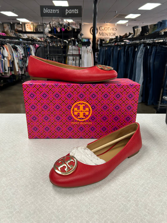 Shoes Designer By Tory Burch In Red, Size:9