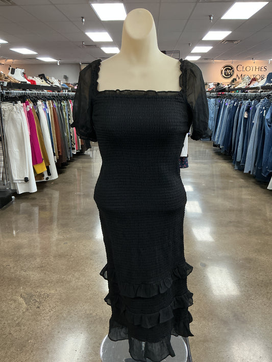Dress Casual Maxi By Abercrombie And Fitch In Black, Size:Xs