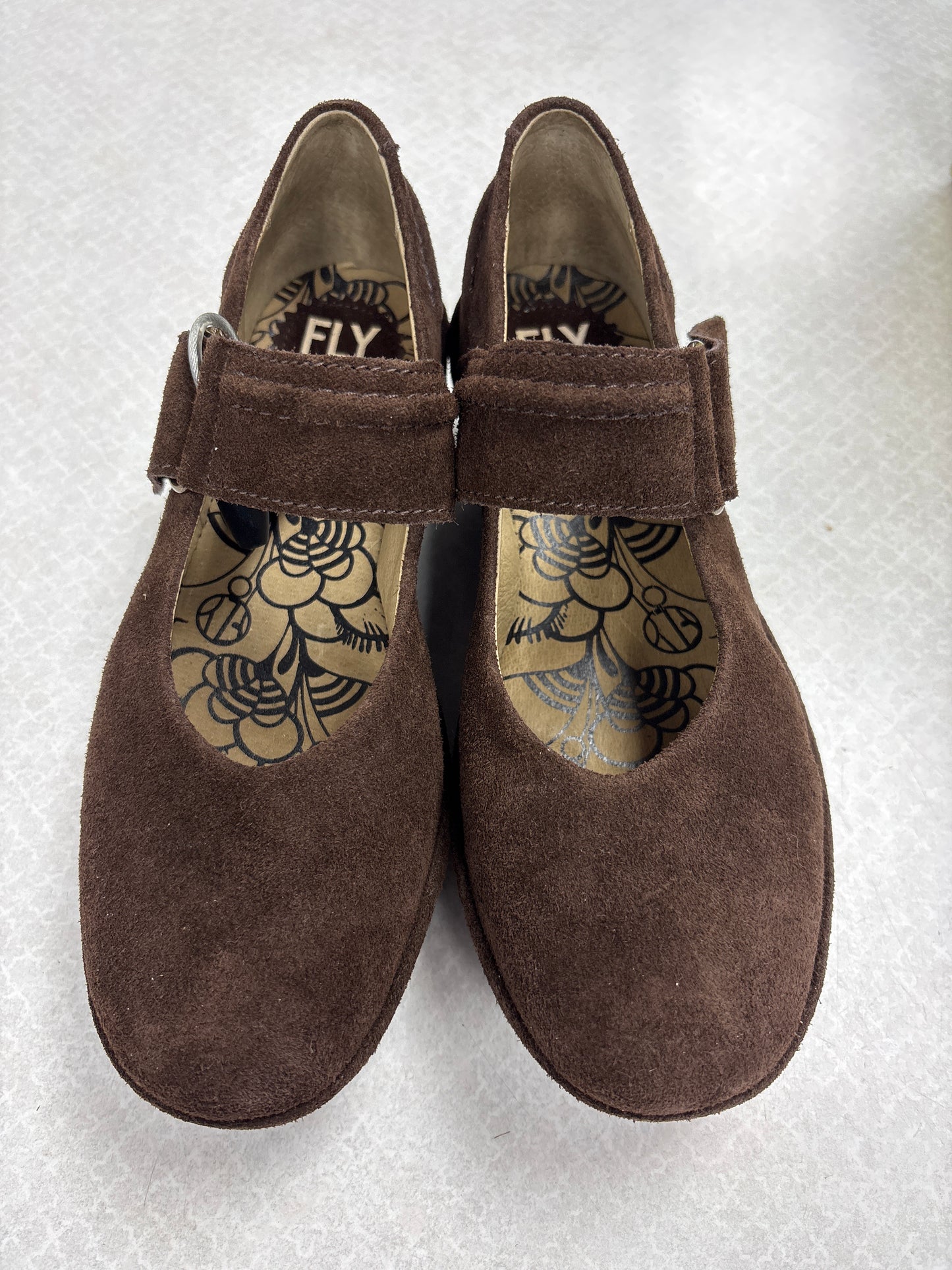 Shoes Heels Platform By Fly London In Brown, Size:7