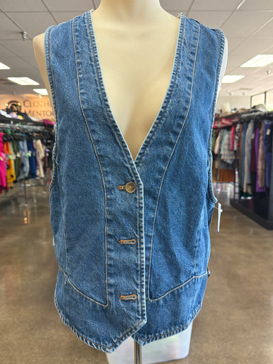 Vest Other By We The Free In Blue Denim, Size:L