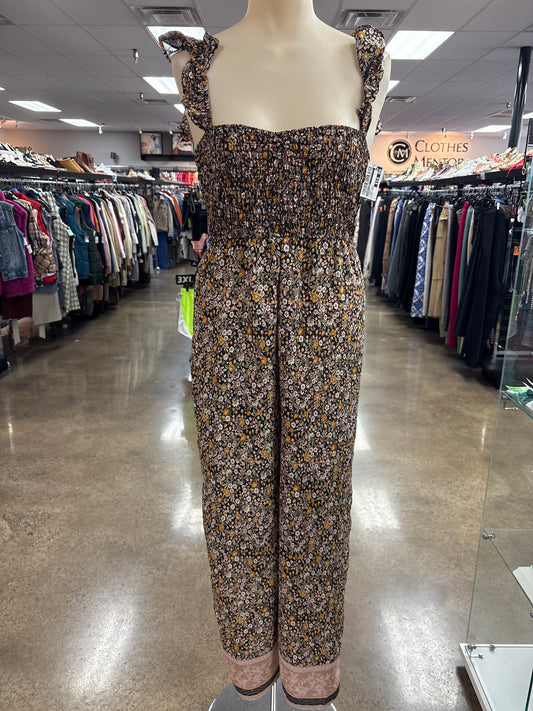 Jumpsuit By Francesca’S In Floral Print, Size:L