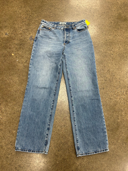 Jeans Straight By Rollas In Blue Denim, Size:2