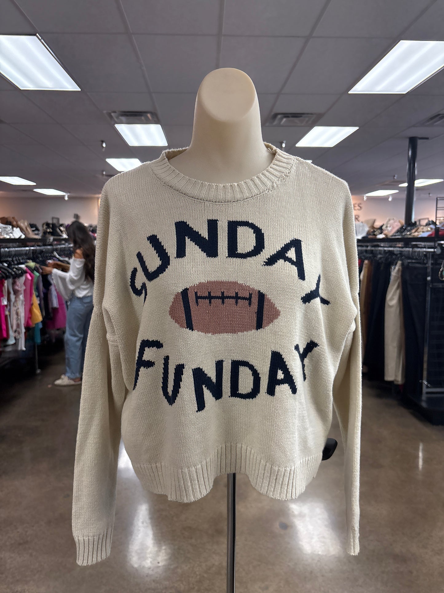 Sweater By Moon And Madison In Tan, Size:S
