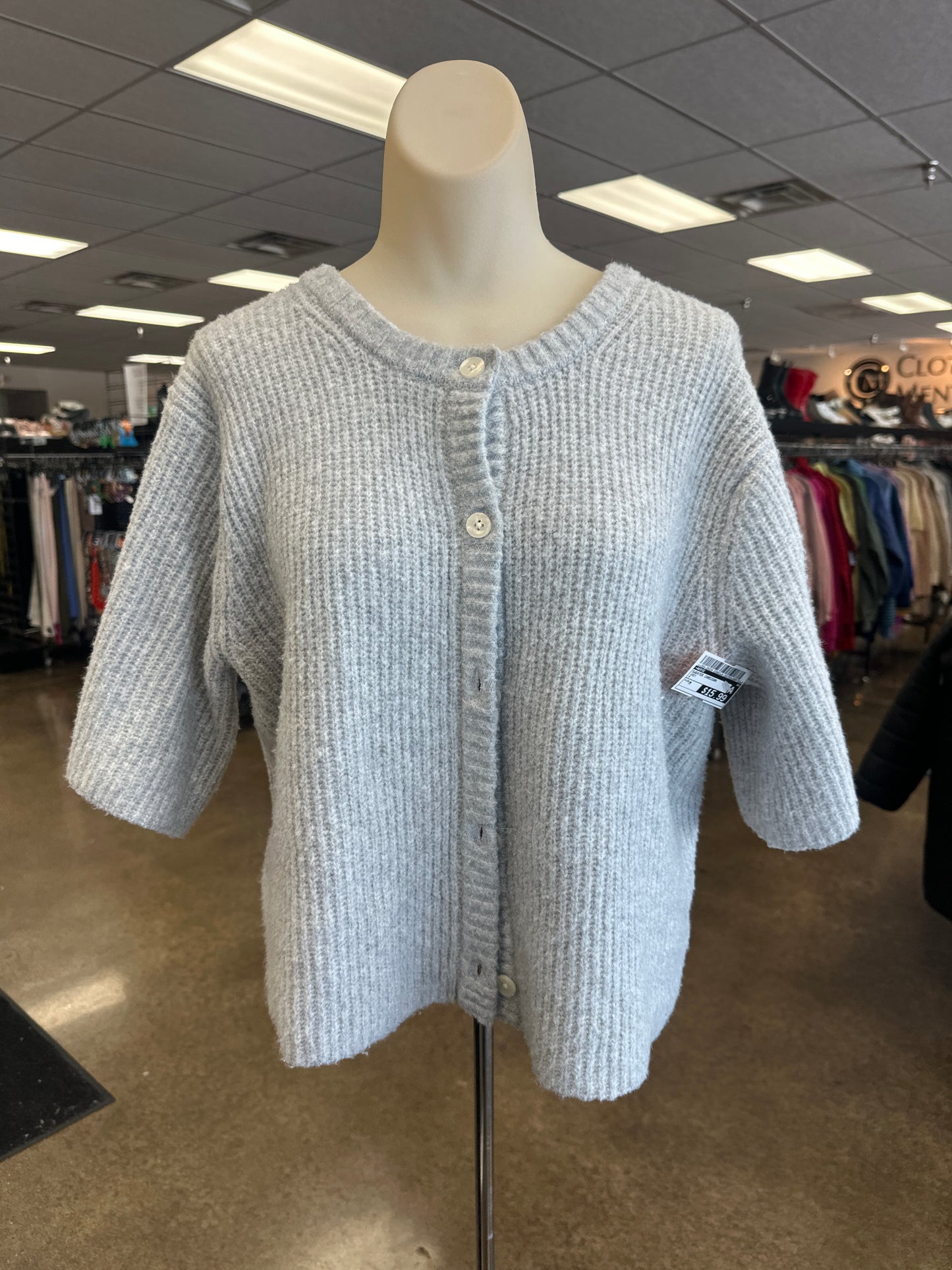 Sweater Cardigan By Aerie In Grey, Size:M