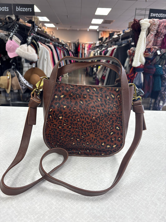 Crossbody Leather By Madewell In Brown, Size:Medium